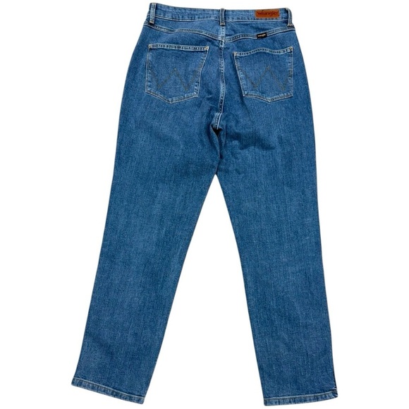 Wrangler High Rise Vintage Taper Jeans Medium Wash Size 10 Western Style - Picture 3 of 12